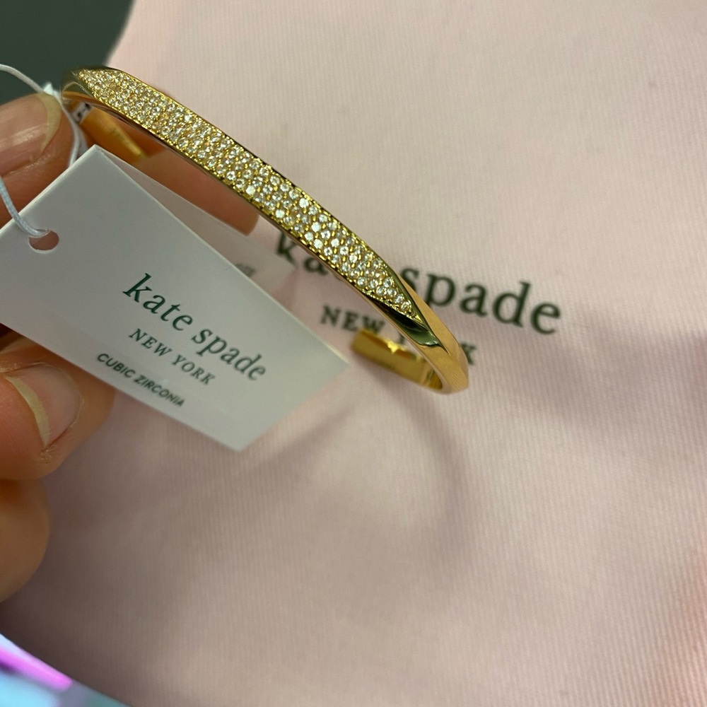 Kate Spade Gold Bracelet with Sparkling Stones
